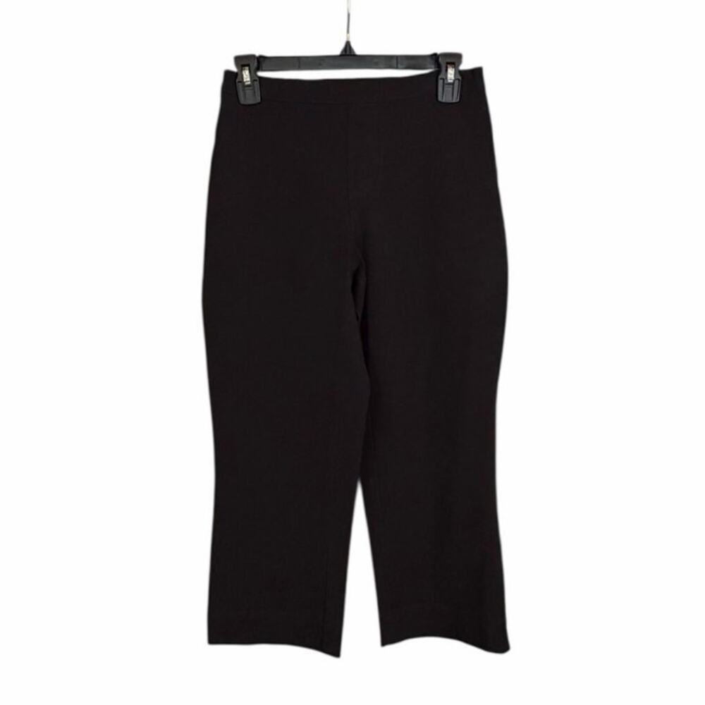 Isaac Mizrahi Live Size 6 26" Black Cotton Blend Pull on Capri Pants NWOT